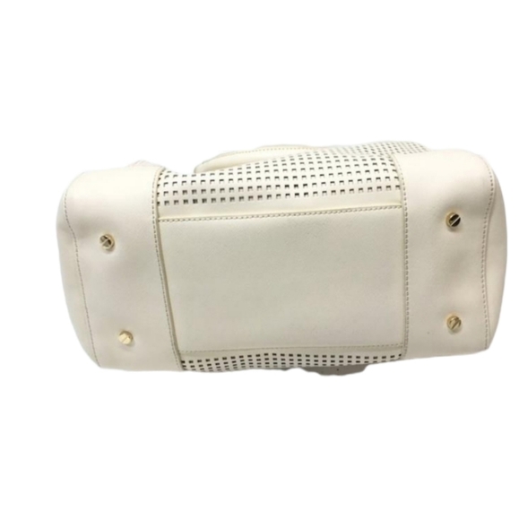 Tory Burch Robinson Perforated Middy Satchel - Picture 9 of 12